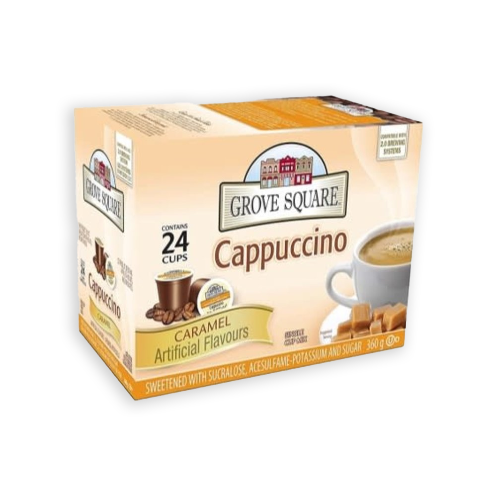 Grove Square Cappuccino Caramel - 24 K-Cups