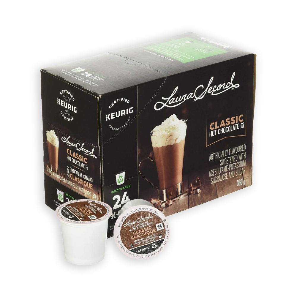 Laura Secord Classic Hot Chocolate Mix - 24 K-Cups