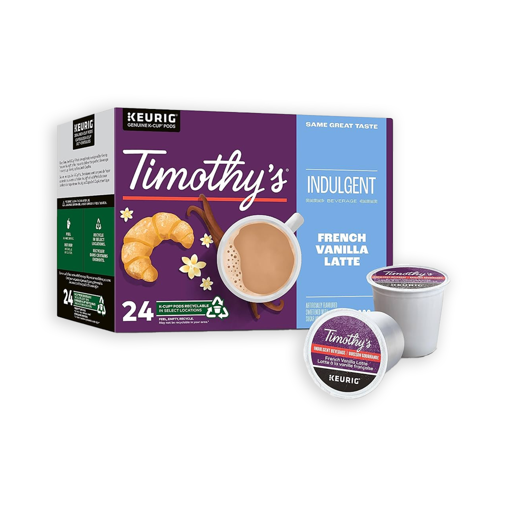 Timothy's French Vanilla Latte - 24 K-Cups